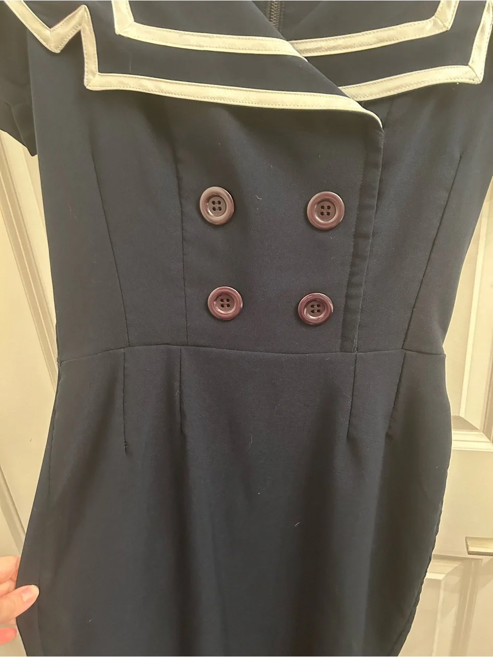 Tatyana Sailor Dress ASO Blair Waldorf Size XL - Picture 5 of 11